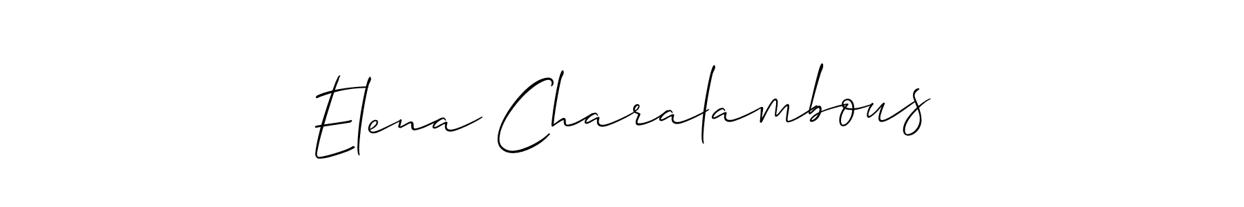 Also You can easily find your signature by using the search form. We will create Elena Charalambous name handwritten signature images for you free of cost using Allison_Script sign style. Elena Charalambous signature style 2 images and pictures png