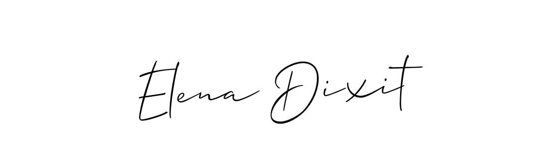 Best and Professional Signature Style for Elena Dixit. Allison_Script Best Signature Style Collection. Elena Dixit signature style 2 images and pictures png