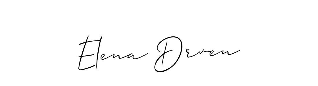 Check out images of Autograph of Elena Drven name. Actor Elena Drven Signature Style. Allison_Script is a professional sign style online. Elena Drven signature style 2 images and pictures png
