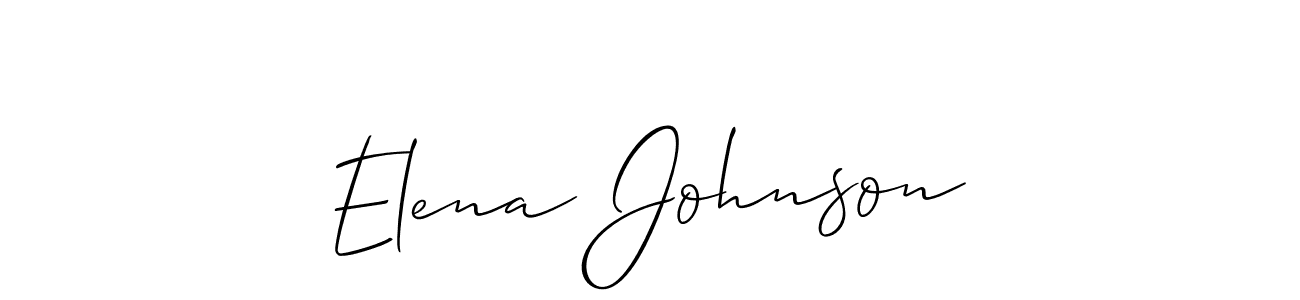 Once you've used our free online signature maker to create your best signature Allison_Script style, it's time to enjoy all of the benefits that Elena Johnson name signing documents. Elena Johnson signature style 2 images and pictures png