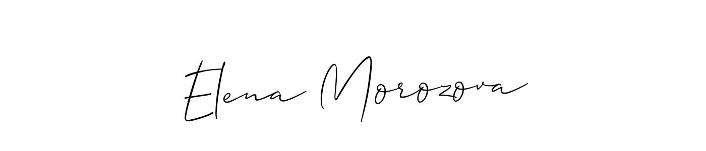 Make a beautiful signature design for name Elena Morozova. Use this online signature maker to create a handwritten signature for free. Elena Morozova signature style 2 images and pictures png