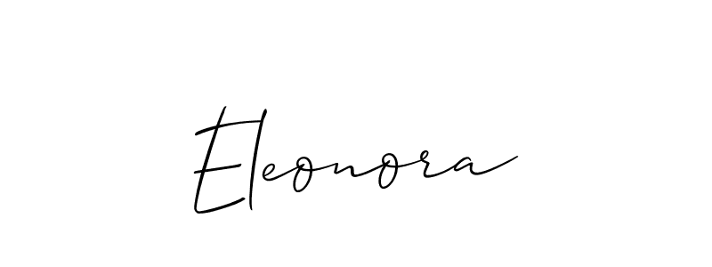 Make a beautiful signature design for name Eleonora. With this signature (Allison_Script) style, you can create a handwritten signature for free. Eleonora signature style 2 images and pictures png