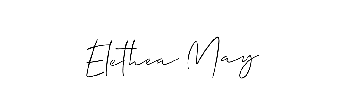 How to make Elethea May signature? Allison_Script is a professional autograph style. Create handwritten signature for Elethea May name. Elethea May signature style 2 images and pictures png