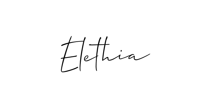 How to Draw Elethia signature style? Allison_Script is a latest design signature styles for name Elethia. Elethia signature style 2 images and pictures png