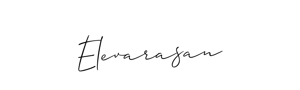 Similarly Allison_Script is the best handwritten signature design. Signature creator online .You can use it as an online autograph creator for name Elevarasan. Elevarasan signature style 2 images and pictures png