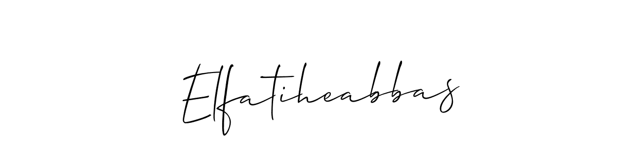 Check out images of Autograph of Elfatiheabbas name. Actor Elfatiheabbas Signature Style. Allison_Script is a professional sign style online. Elfatiheabbas signature style 2 images and pictures png