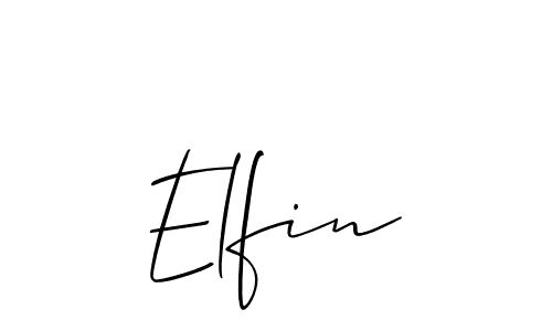 Similarly Allison_Script is the best handwritten signature design. Signature creator online .You can use it as an online autograph creator for name Elfin. Elfin signature style 2 images and pictures png