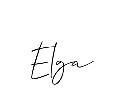 Also You can easily find your signature by using the search form. We will create Elga name handwritten signature images for you free of cost using Allison_Script sign style. Elga signature style 2 images and pictures png