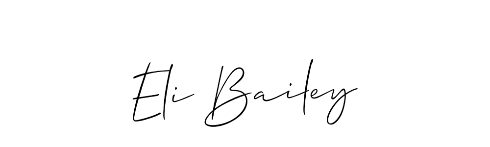 Make a beautiful signature design for name Eli Bailey. Use this online signature maker to create a handwritten signature for free. Eli Bailey signature style 2 images and pictures png