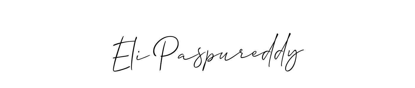 Allison_Script is a professional signature style that is perfect for those who want to add a touch of class to their signature. It is also a great choice for those who want to make their signature more unique. Get Eli Paspureddy name to fancy signature for free. Eli Paspureddy signature style 2 images and pictures png