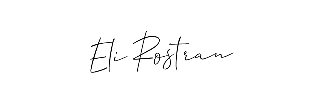 Also You can easily find your signature by using the search form. We will create Eli Rostran name handwritten signature images for you free of cost using Allison_Script sign style. Eli Rostran signature style 2 images and pictures png