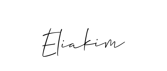 How to Draw Eliakim signature style? Allison_Script is a latest design signature styles for name Eliakim. Eliakim signature style 2 images and pictures png