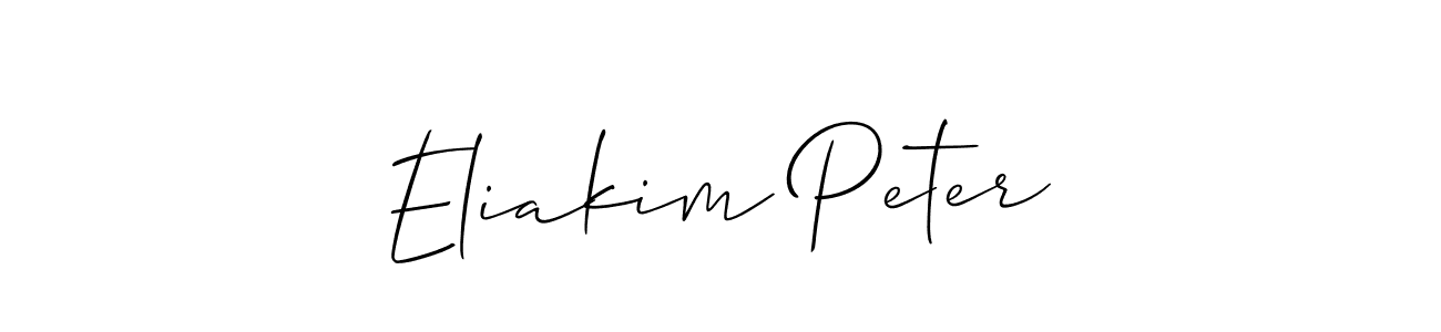 Make a beautiful signature design for name Eliakim Peter. Use this online signature maker to create a handwritten signature for free. Eliakim Peter signature style 2 images and pictures png