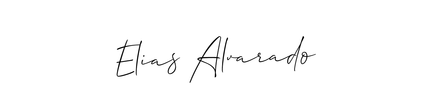 How to make Elias Alvarado signature? Allison_Script is a professional autograph style. Create handwritten signature for Elias Alvarado name. Elias Alvarado signature style 2 images and pictures png