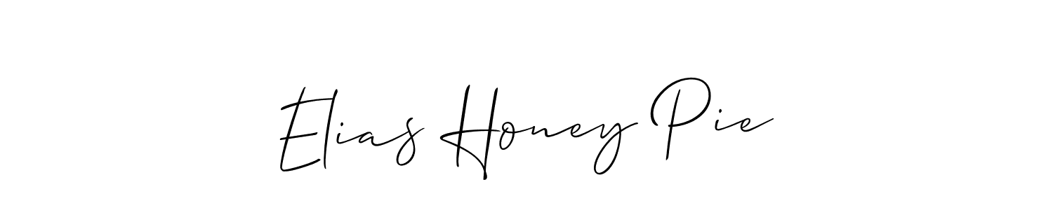 Also we have Elias Honey Pie name is the best signature style. Create professional handwritten signature collection using Allison_Script autograph style. Elias Honey Pie signature style 2 images and pictures png