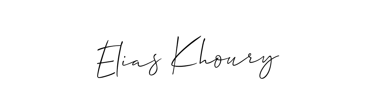 This is the best signature style for the Elias Khoury name. Also you like these signature font (Allison_Script). Mix name signature. Elias Khoury signature style 2 images and pictures png