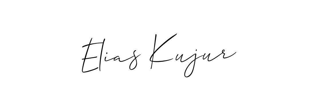 Make a beautiful signature design for name Elias Kujur. With this signature (Allison_Script) style, you can create a handwritten signature for free. Elias Kujur signature style 2 images and pictures png