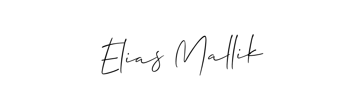 Make a beautiful signature design for name Elias Mallik. Use this online signature maker to create a handwritten signature for free. Elias Mallik signature style 2 images and pictures png