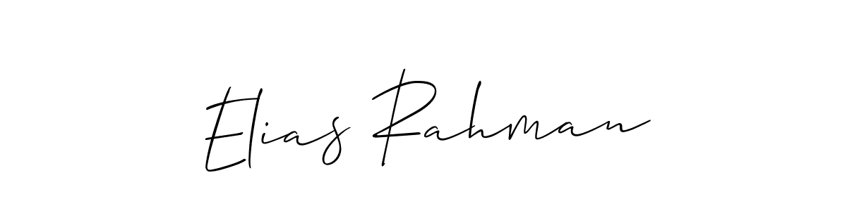 This is the best signature style for the Elias Rahman name. Also you like these signature font (Allison_Script). Mix name signature. Elias Rahman signature style 2 images and pictures png