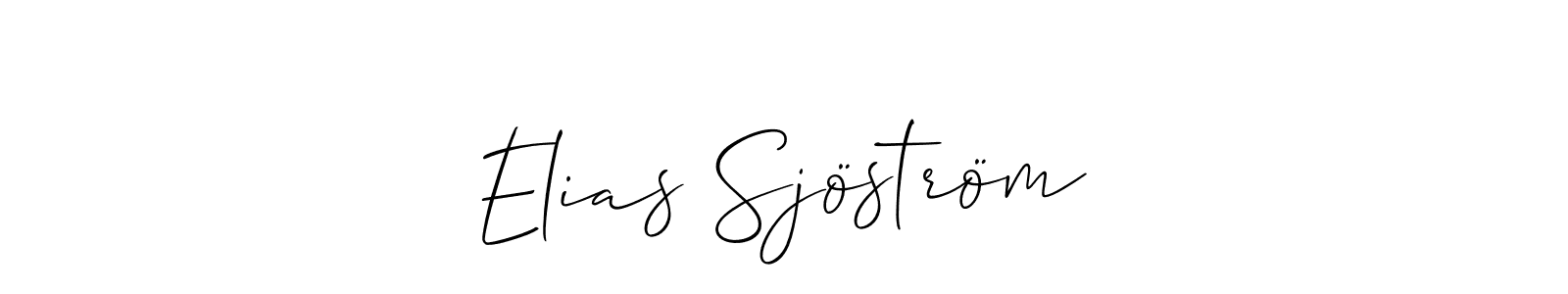 Make a beautiful signature design for name Elias Sjöström. Use this online signature maker to create a handwritten signature for free. Elias Sjöström signature style 2 images and pictures png