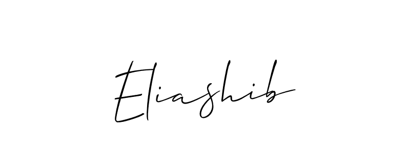 Best and Professional Signature Style for Eliashib. Allison_Script Best Signature Style Collection. Eliashib signature style 2 images and pictures png