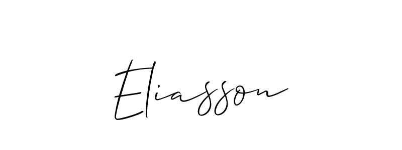 if you are searching for the best signature style for your name Eliasson. so please give up your signature search. here we have designed multiple signature styles  using Allison_Script. Eliasson signature style 2 images and pictures png