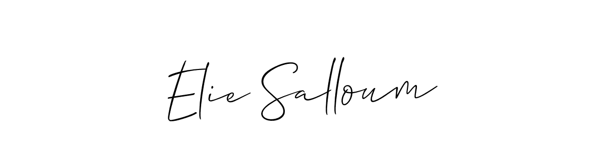 Once you've used our free online signature maker to create your best signature Allison_Script style, it's time to enjoy all of the benefits that Elie Salloum name signing documents. Elie Salloum signature style 2 images and pictures png