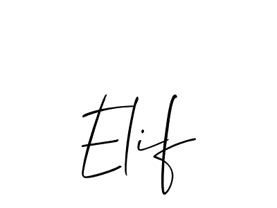 Make a short Elif signature style. Manage your documents anywhere anytime using Allison_Script. Create and add eSignatures, submit forms, share and send files easily. Elif signature style 2 images and pictures png