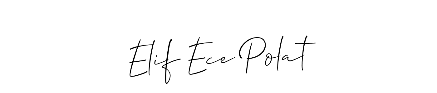 How to make Elif Ece Polat signature? Allison_Script is a professional autograph style. Create handwritten signature for Elif Ece Polat name. Elif Ece Polat signature style 2 images and pictures png