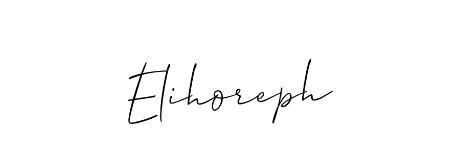 Once you've used our free online signature maker to create your best signature Allison_Script style, it's time to enjoy all of the benefits that Elihoreph name signing documents. Elihoreph signature style 2 images and pictures png