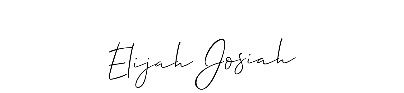 if you are searching for the best signature style for your name Elijah Josiah. so please give up your signature search. here we have designed multiple signature styles  using Allison_Script. Elijah Josiah signature style 2 images and pictures png