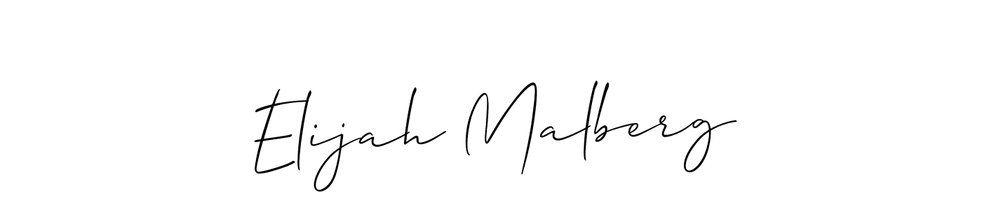 How to Draw Elijah Malberg signature style? Allison_Script is a latest design signature styles for name Elijah Malberg. Elijah Malberg signature style 2 images and pictures png