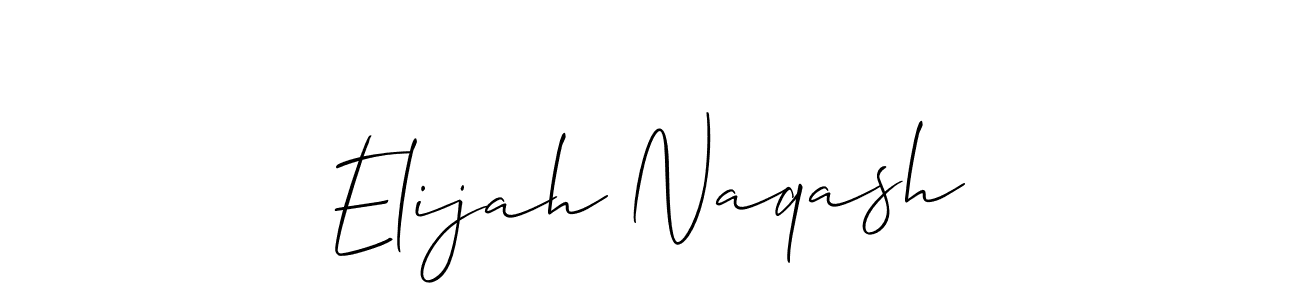 How to make Elijah Naqash signature? Allison_Script is a professional autograph style. Create handwritten signature for Elijah Naqash name. Elijah Naqash signature style 2 images and pictures png
