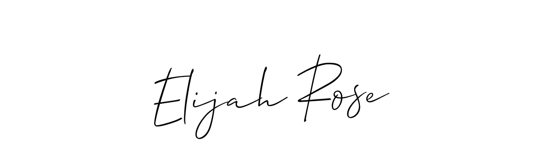 Best and Professional Signature Style for Elijah Rose. Allison_Script Best Signature Style Collection. Elijah Rose signature style 2 images and pictures png