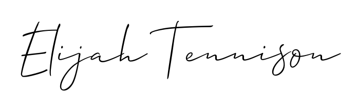 It looks like you need a new signature style for name Elijah Tennison. Design unique handwritten (Allison_Script) signature with our free signature maker in just a few clicks. Elijah Tennison signature style 2 images and pictures png