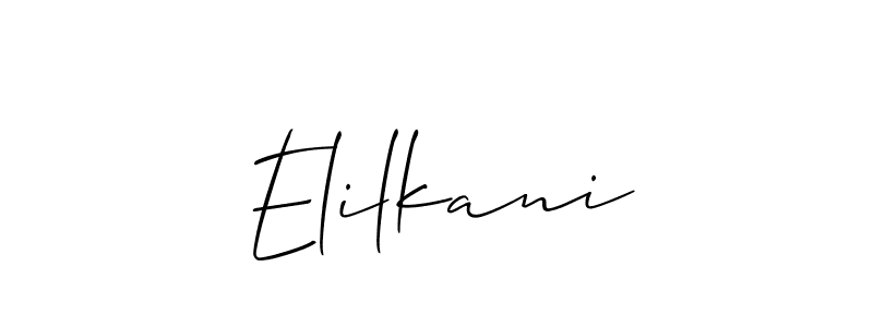 Best and Professional Signature Style for Elilkani. Allison_Script Best Signature Style Collection. Elilkani signature style 2 images and pictures png