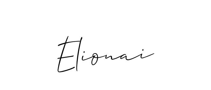 You should practise on your own different ways (Allison_Script) to write your name (Elionai) in signature. don't let someone else do it for you. Elionai signature style 2 images and pictures png