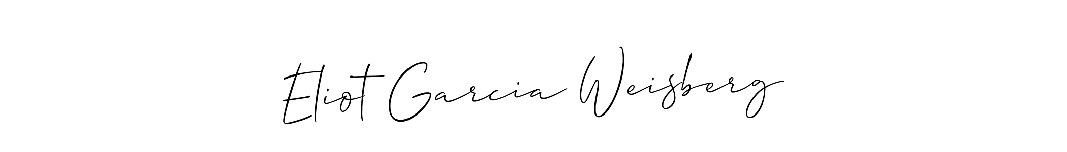 See photos of Eliot Garcia Weisberg official signature by Spectra . Check more albums & portfolios. Read reviews & check more about Allison_Script font. Eliot Garcia Weisberg signature style 2 images and pictures png