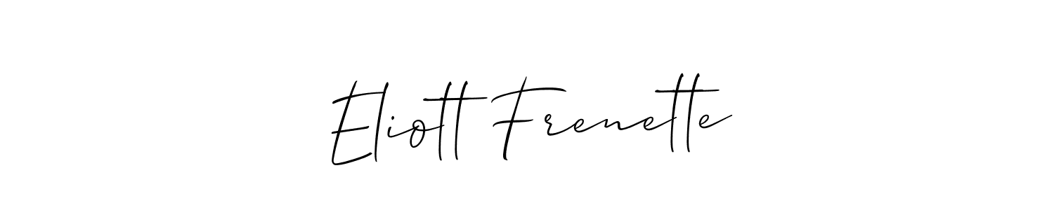 Here are the top 10 professional signature styles for the name Eliott Frenette. These are the best autograph styles you can use for your name. Eliott Frenette signature style 2 images and pictures png