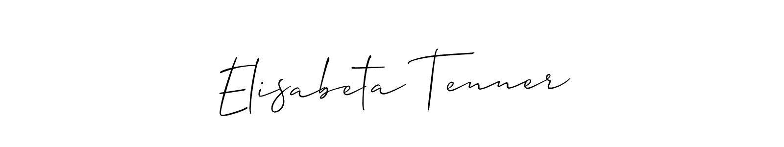 How to Draw Elisabeta Tenner signature style? Allison_Script is a latest design signature styles for name Elisabeta Tenner. Elisabeta Tenner signature style 2 images and pictures png