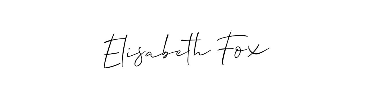 Also You can easily find your signature by using the search form. We will create Elisabeth Fox name handwritten signature images for you free of cost using Allison_Script sign style. Elisabeth Fox signature style 2 images and pictures png