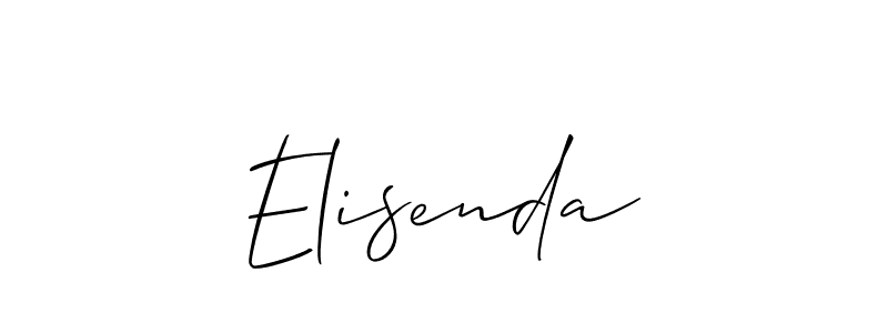 You can use this online signature creator to create a handwritten signature for the name Elisenda. This is the best online autograph maker. Elisenda signature style 2 images and pictures png