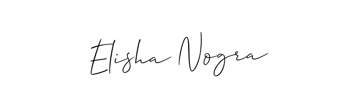 Make a beautiful signature design for name Elisha Nogra. Use this online signature maker to create a handwritten signature for free. Elisha Nogra signature style 2 images and pictures png