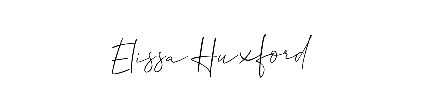 Best and Professional Signature Style for Elissa Huxford. Allison_Script Best Signature Style Collection. Elissa Huxford signature style 2 images and pictures png