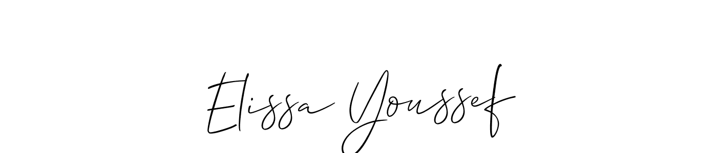 Check out images of Autograph of Elissa Youssef name. Actor Elissa Youssef Signature Style. Allison_Script is a professional sign style online. Elissa Youssef signature style 2 images and pictures png