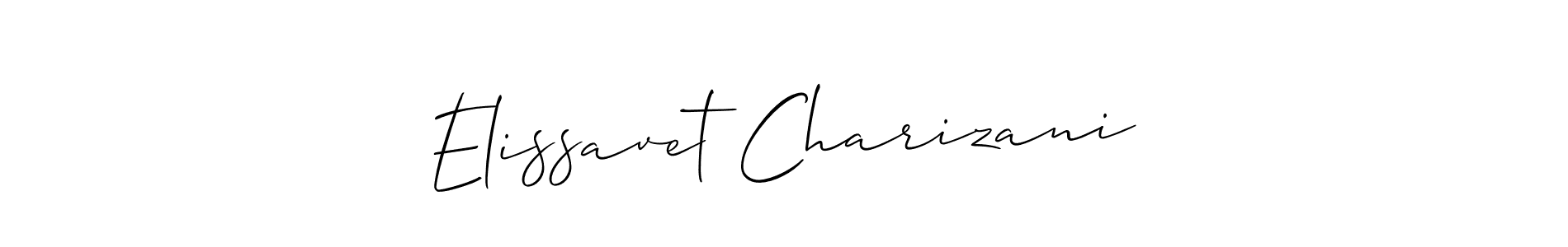 Make a beautiful signature design for name Elissavet Charizani. Use this online signature maker to create a handwritten signature for free. Elissavet Charizani signature style 2 images and pictures png