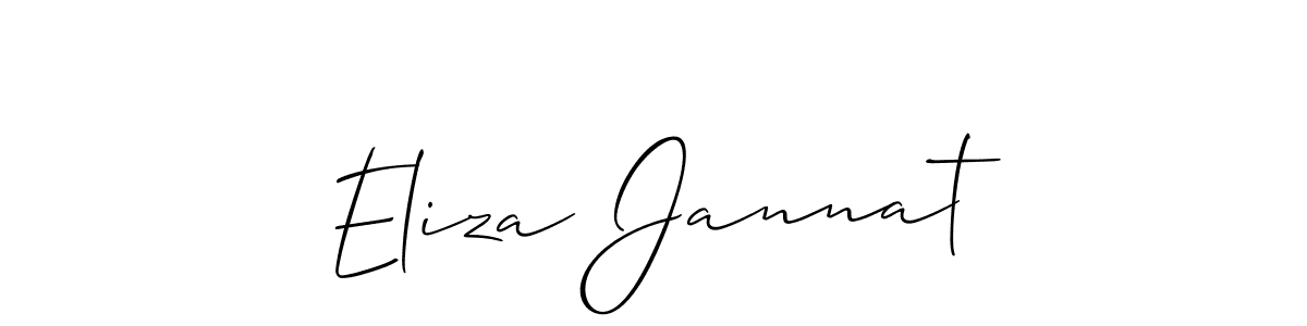 You can use this online signature creator to create a handwritten signature for the name Eliza Jannat. This is the best online autograph maker. Eliza Jannat signature style 2 images and pictures png