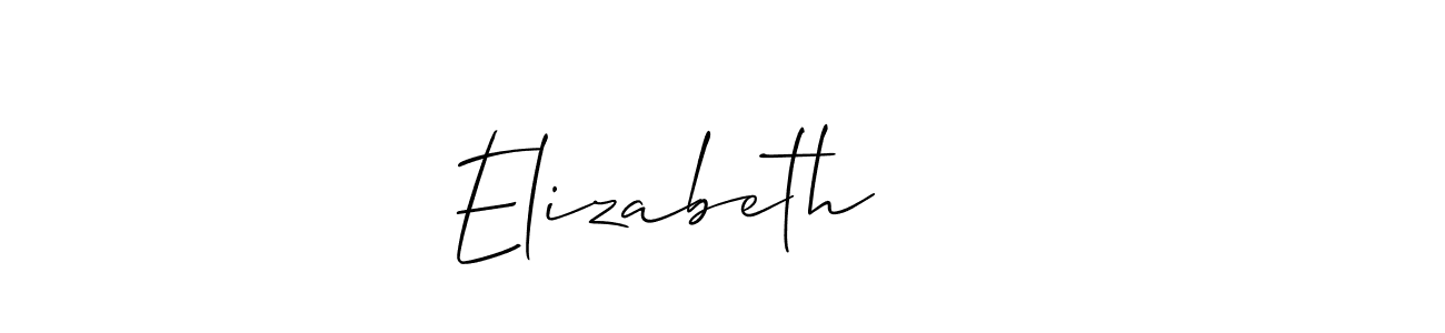 if you are searching for the best signature style for your name Elizabeth    . so please give up your signature search. here we have designed multiple signature styles  using Allison_Script. Elizabeth     signature style 2 images and pictures png