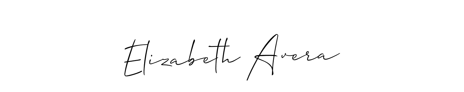 if you are searching for the best signature style for your name Elizabeth Avera. so please give up your signature search. here we have designed multiple signature styles  using Allison_Script. Elizabeth Avera signature style 2 images and pictures png