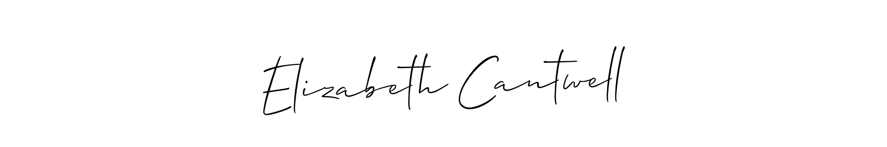 How to make Elizabeth Cantwell signature? Allison_Script is a professional autograph style. Create handwritten signature for Elizabeth Cantwell name. Elizabeth Cantwell signature style 2 images and pictures png